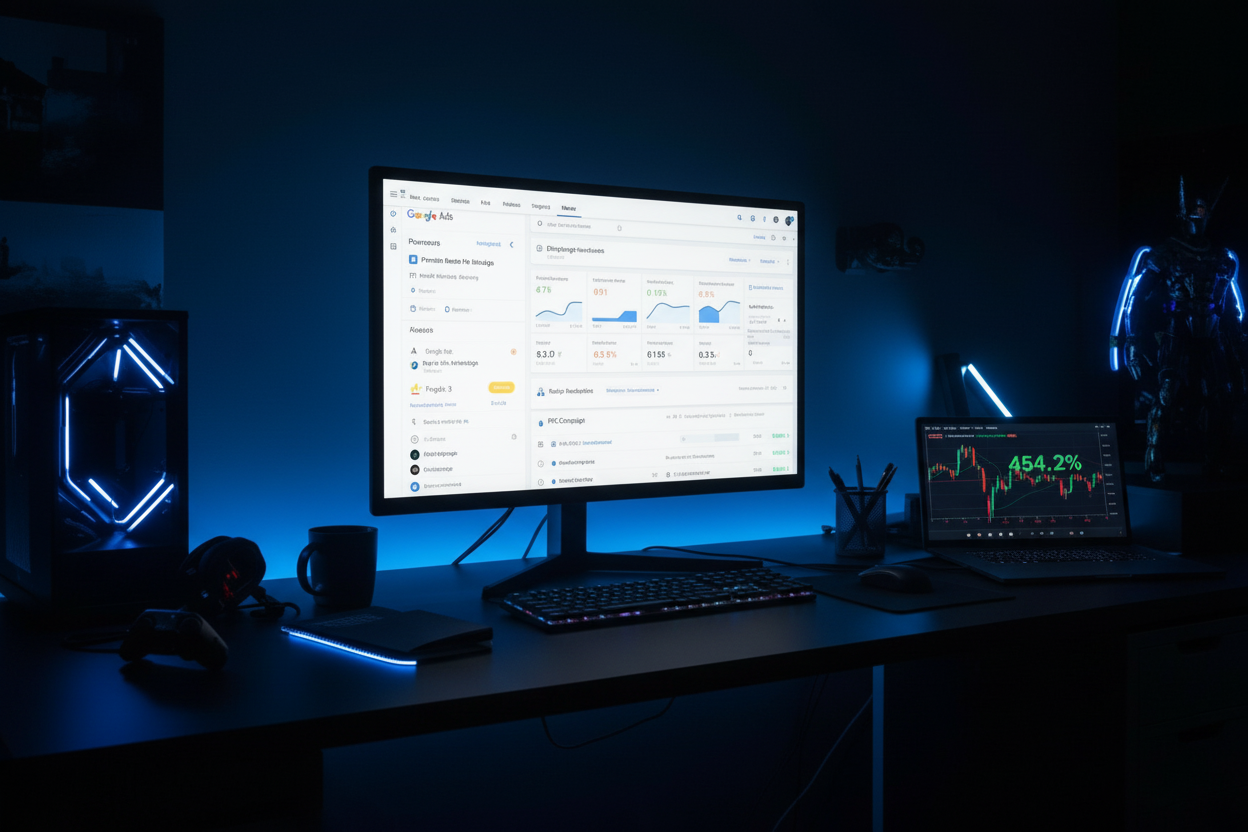 Google Ads PPC campaign dashboard