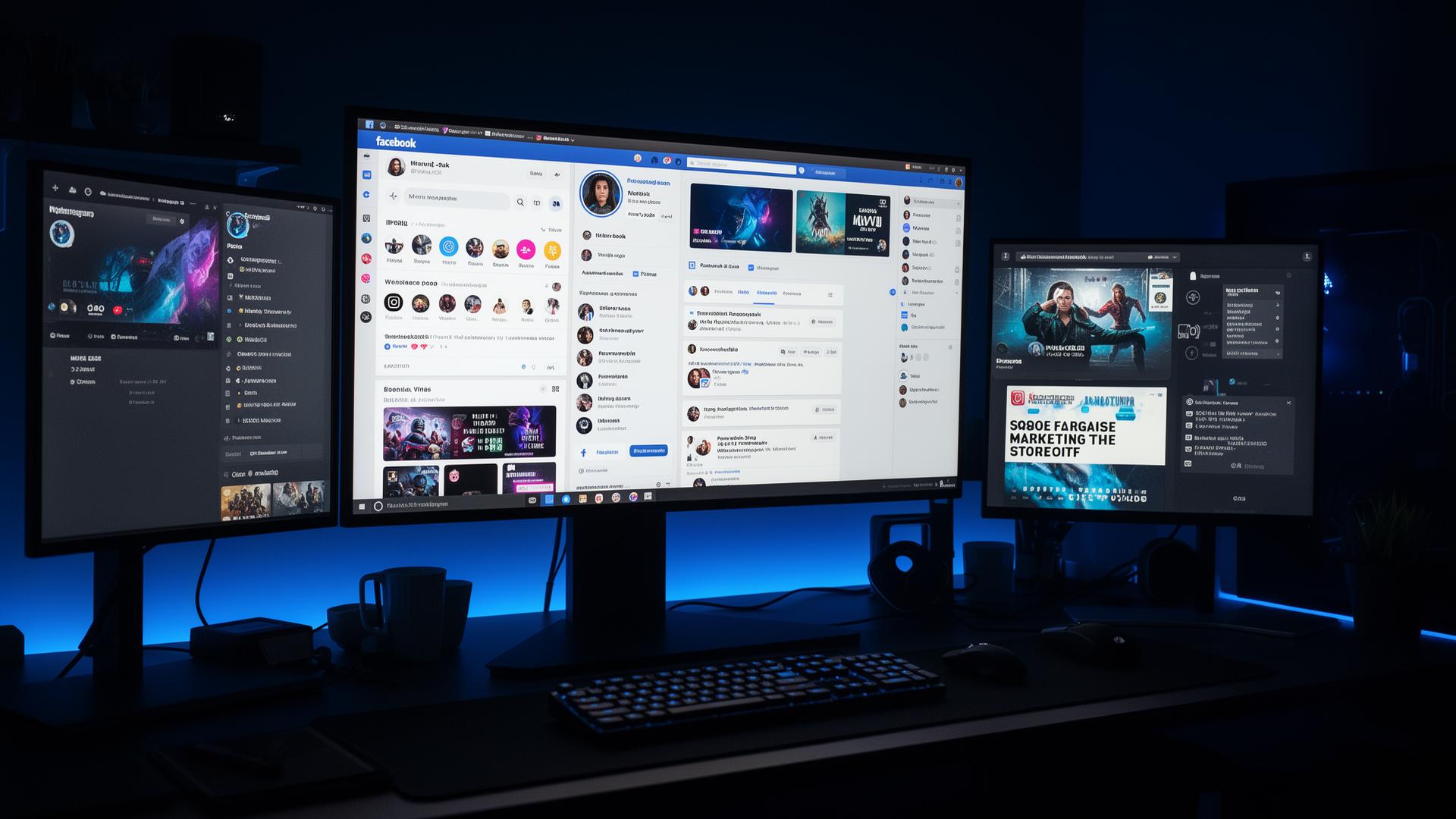 Facebook advertising campaign